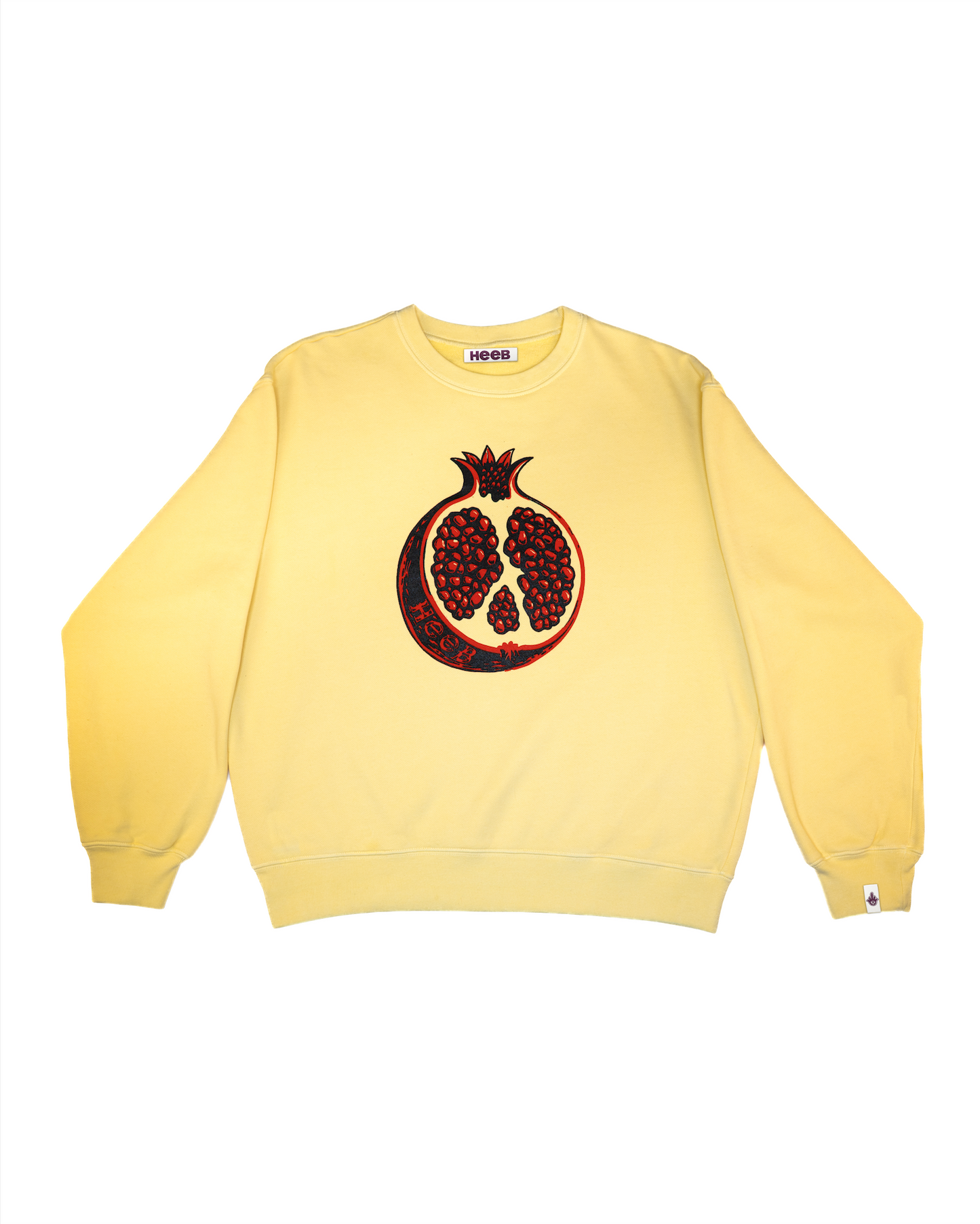 Pomegranate Sweatshirt in Butter Yellow