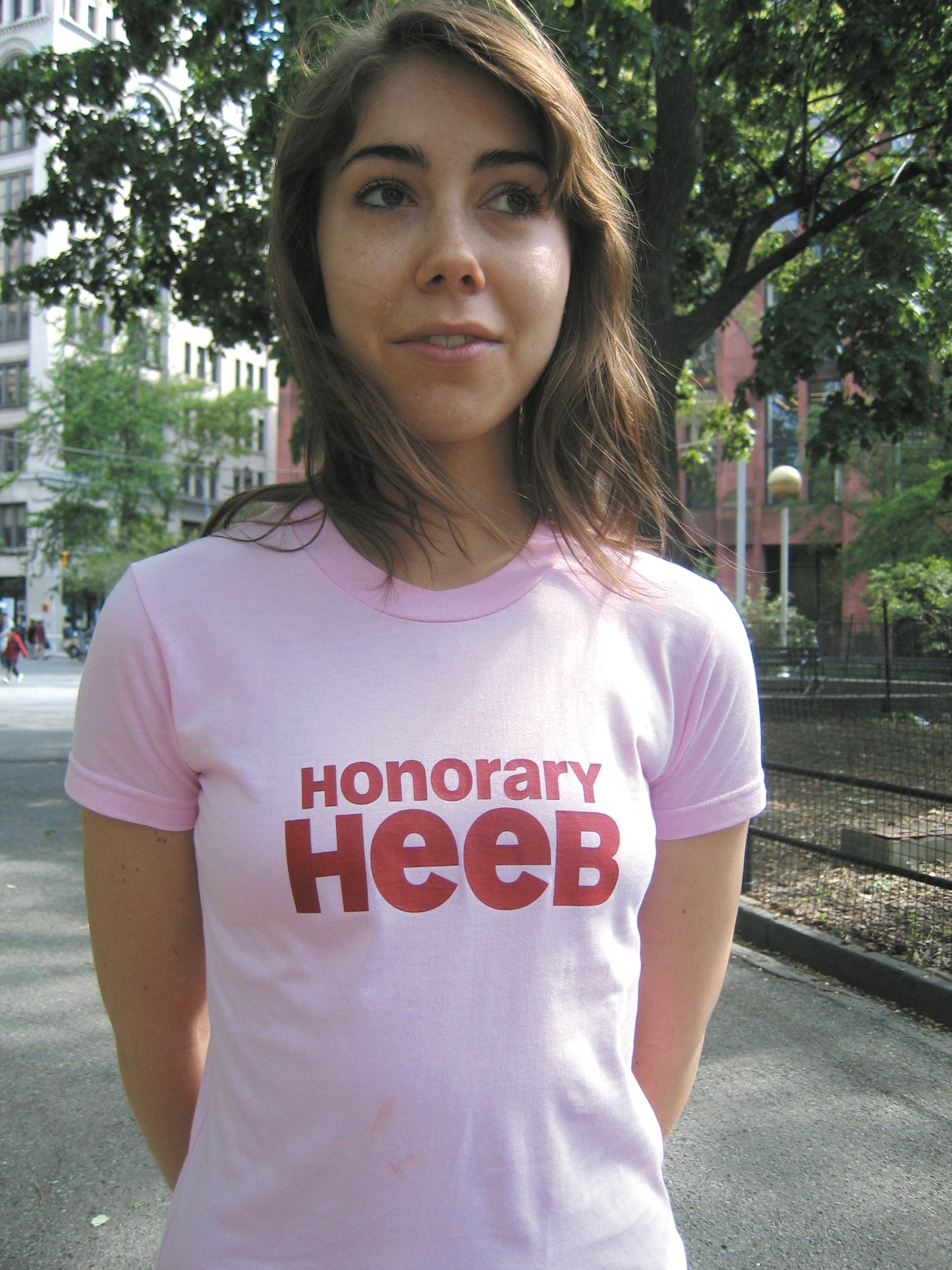Honorary HEEB Women's T-Shirt in Pink