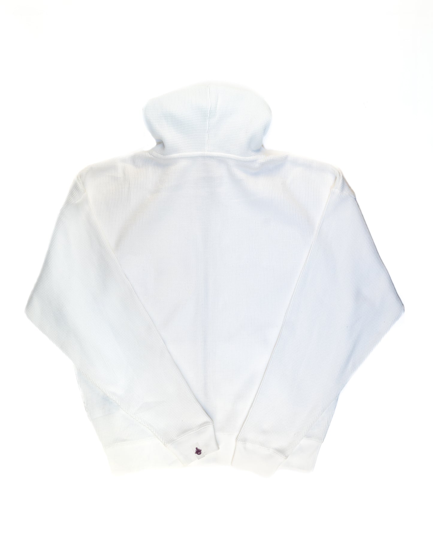 Split Logo Waffle Hoodie